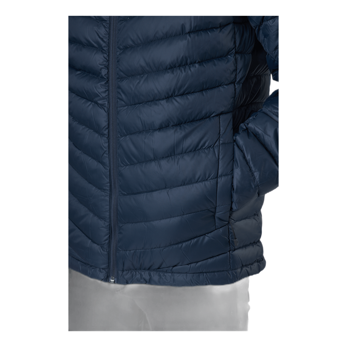 M Frost Down Hood Jacket Blue Shadow