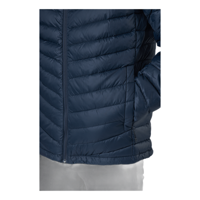 M Frost Down Hood Jacket Blue Shadow