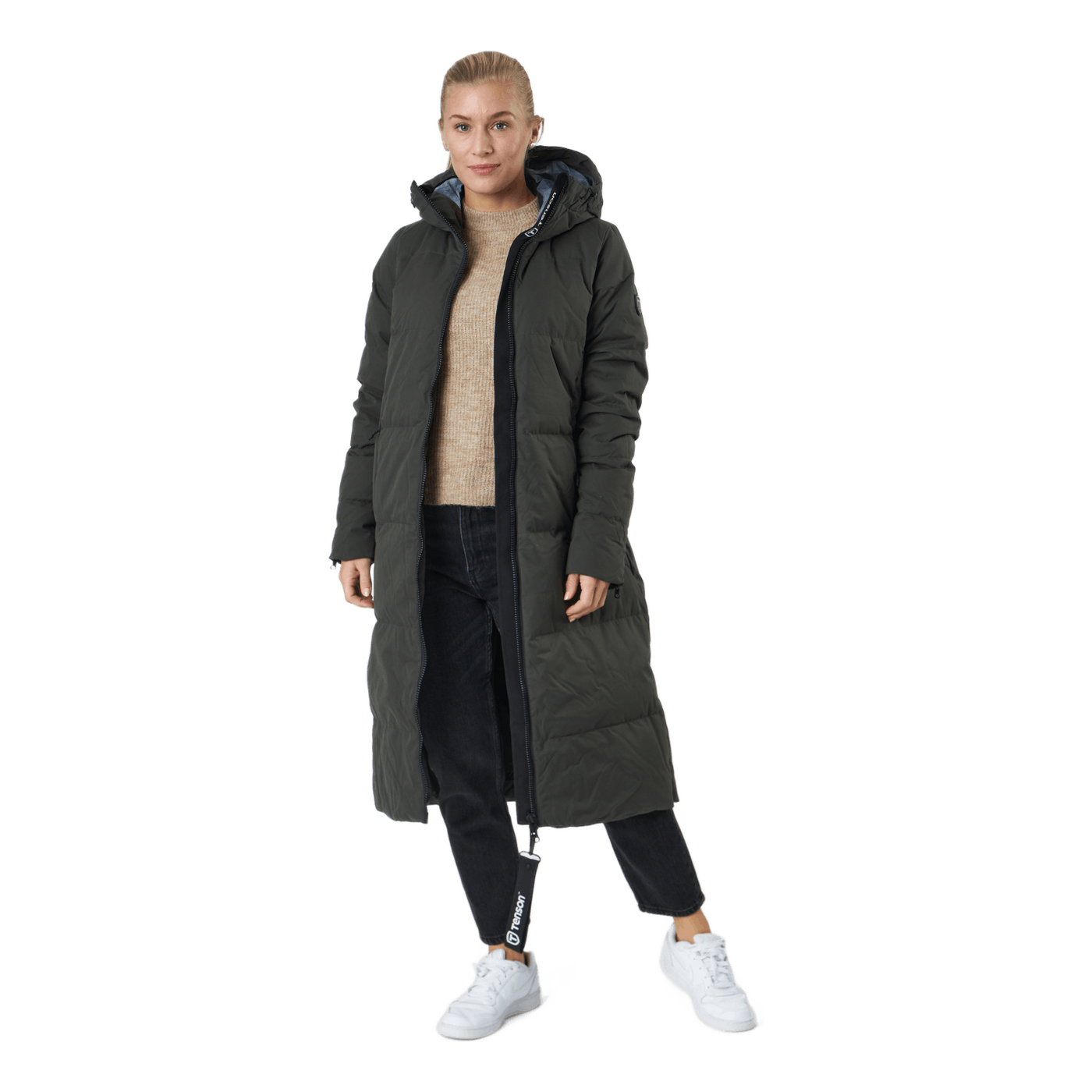 Shanna Down Coat W Dark Khaki