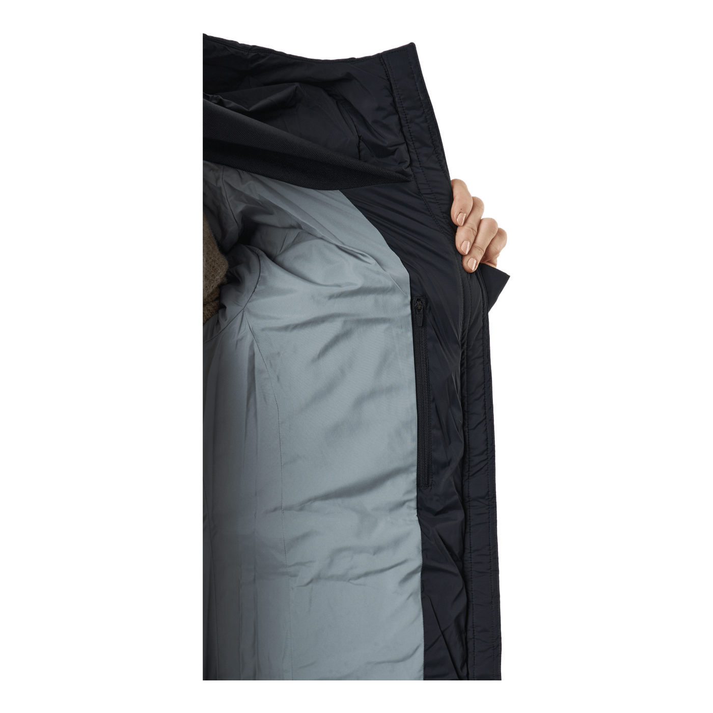 W Radiator Down Parka Black