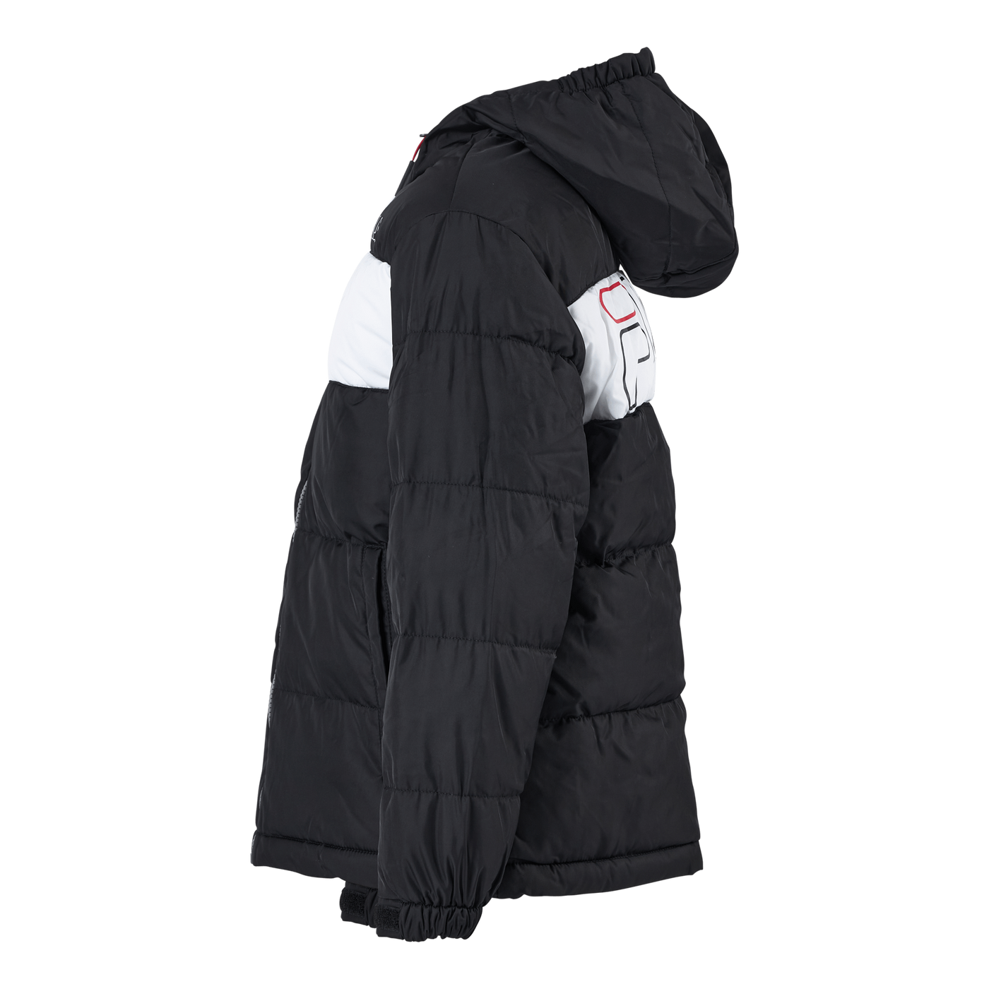 Teens Boys Lui Puffer Jacket Black-bright White