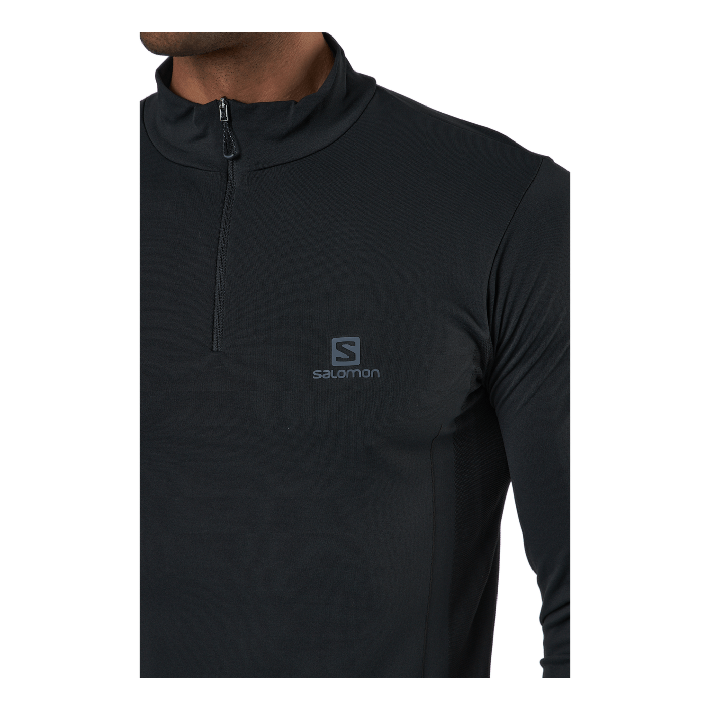 Explore Seamless Half Zip Black