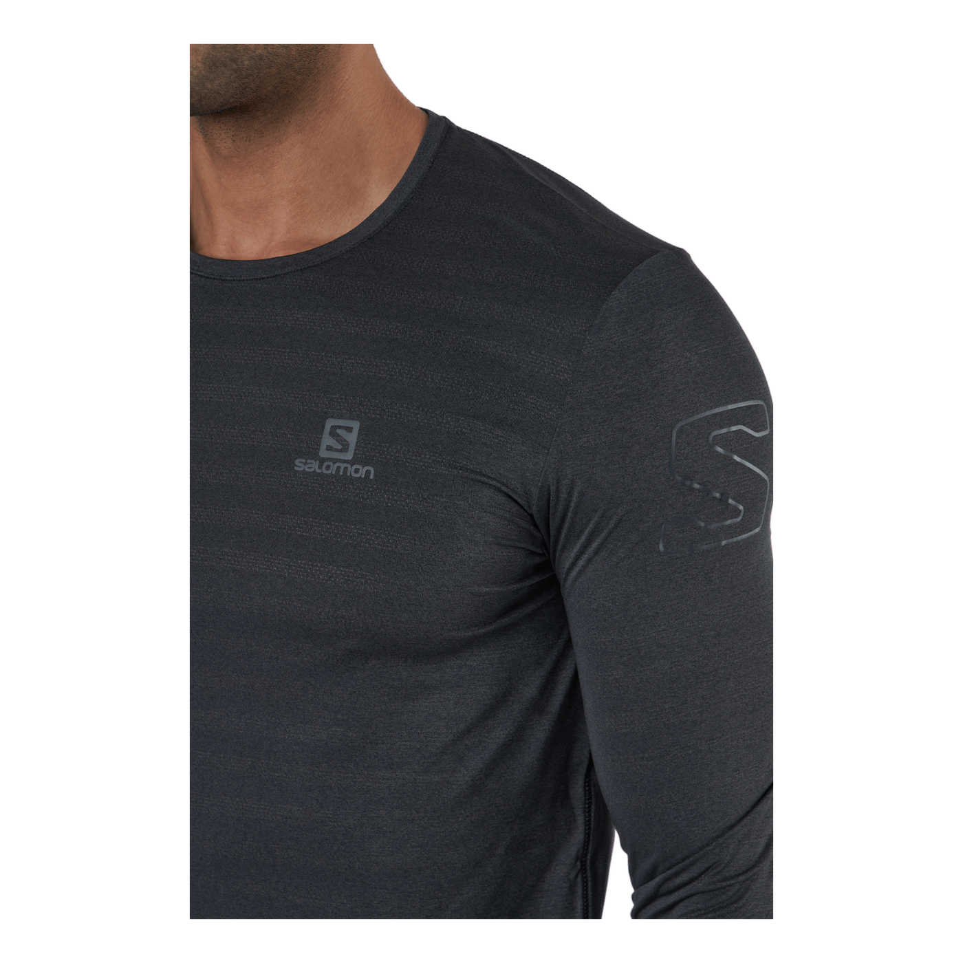 Xa Long Sleeve Tee M Black/heather