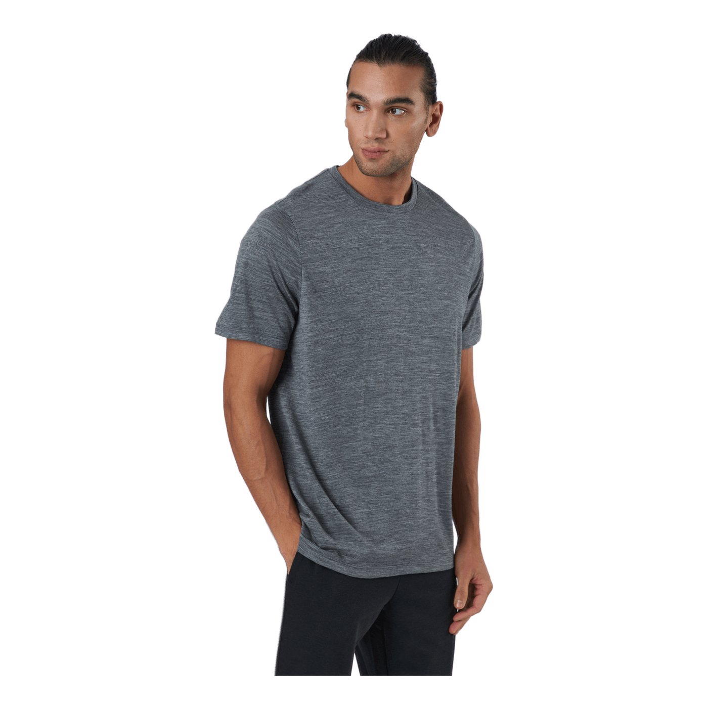 M Tech Lite Ii Ss Tee Gritstone Hthr