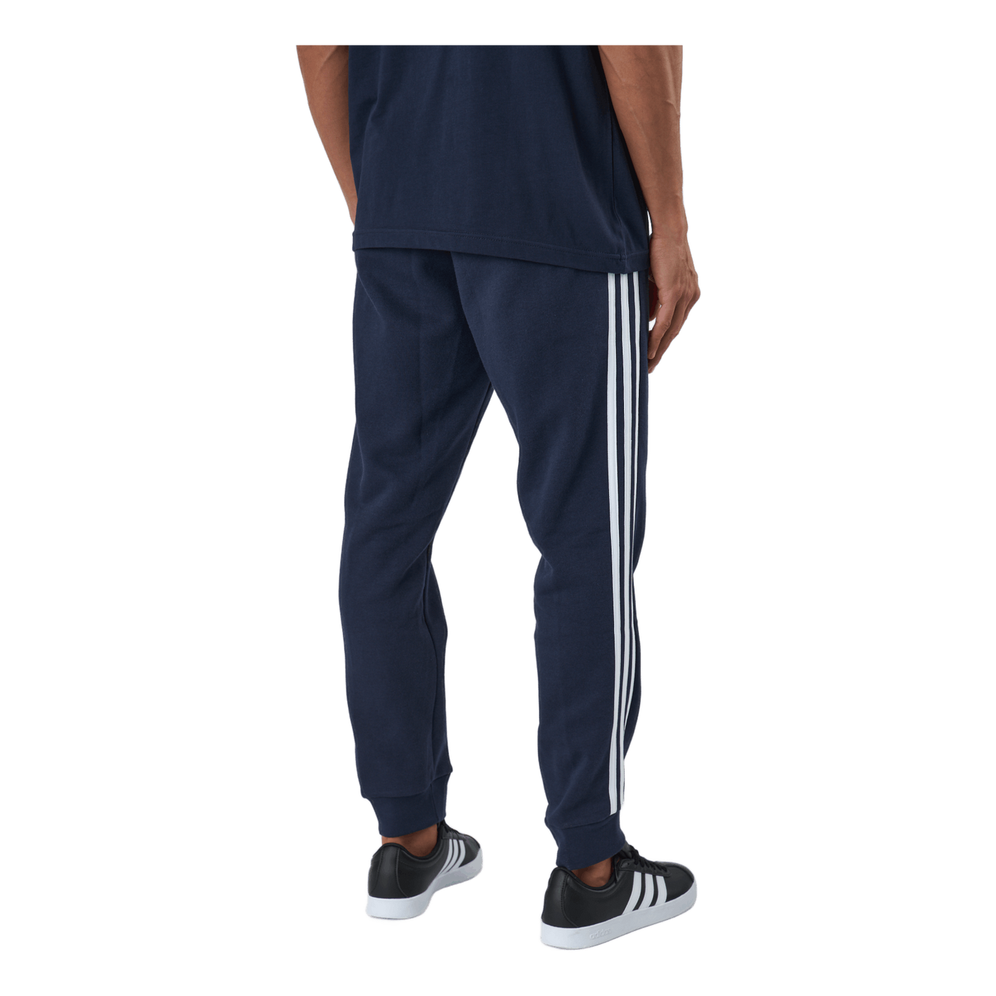 Essentials Tapered Cuff 3 Stripes Pants Legend Ink / White