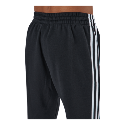 Essentials Tapered Cuff 3 Stripes Pants Black / White