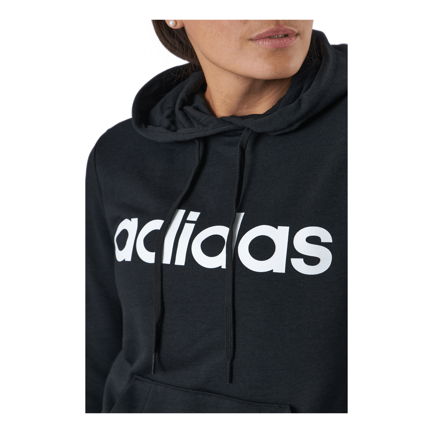 Essentials Hoodie Black / White