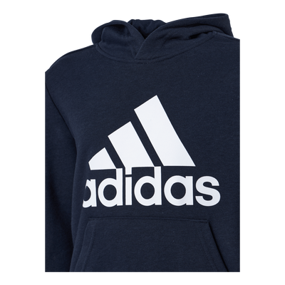 Adidas Boys Essentials Big Logo Hoodie Legend Ink / White