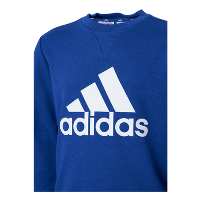 Adidas Boys Essentials Big Logo Sweatshirt Bold Blue / White