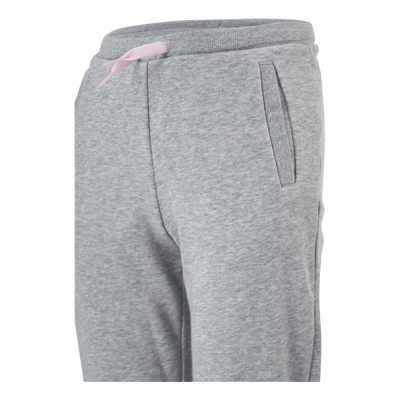 Adidas Girls Essentials Big Logo Pant Medium Grey Heather / Clear Pink