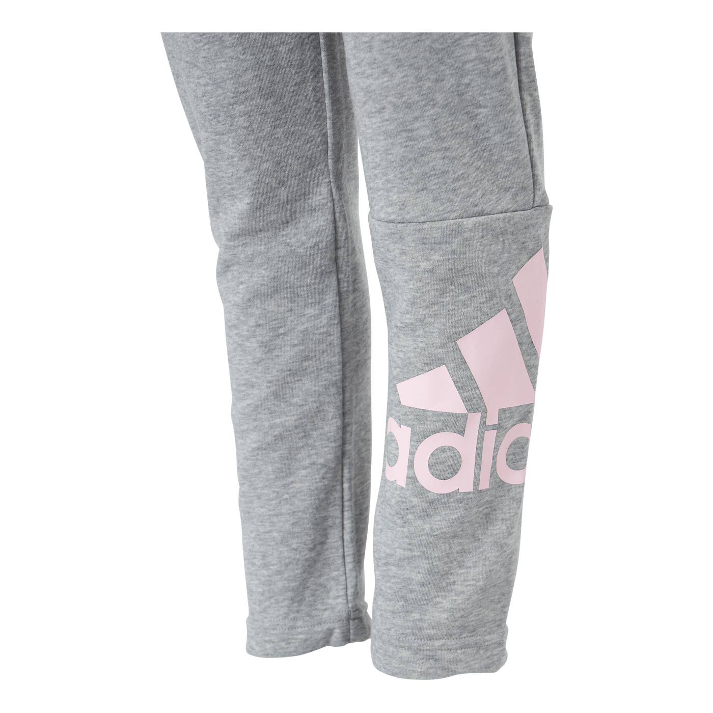 Adidas Girls Essentials Big Logo Pant Medium Grey Heather / Clear Pink