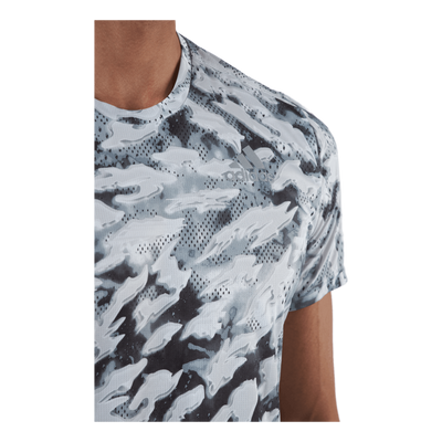 Adidas Fast Graphic Tee Primeblue Men Grey One / White