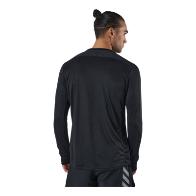 Adidas Own The Run Long Sleeve Tee M Black / Black