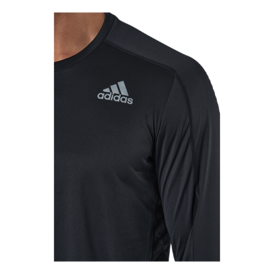 Adidas Own The Run Long Sleeve Tee M Black / Black