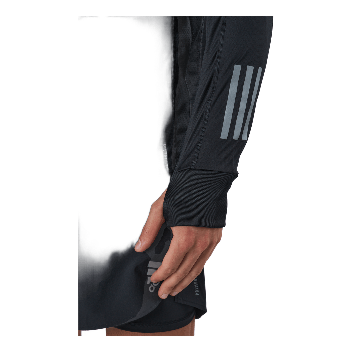 Adidas Own The Run Long Sleeve Tee M Black / Black