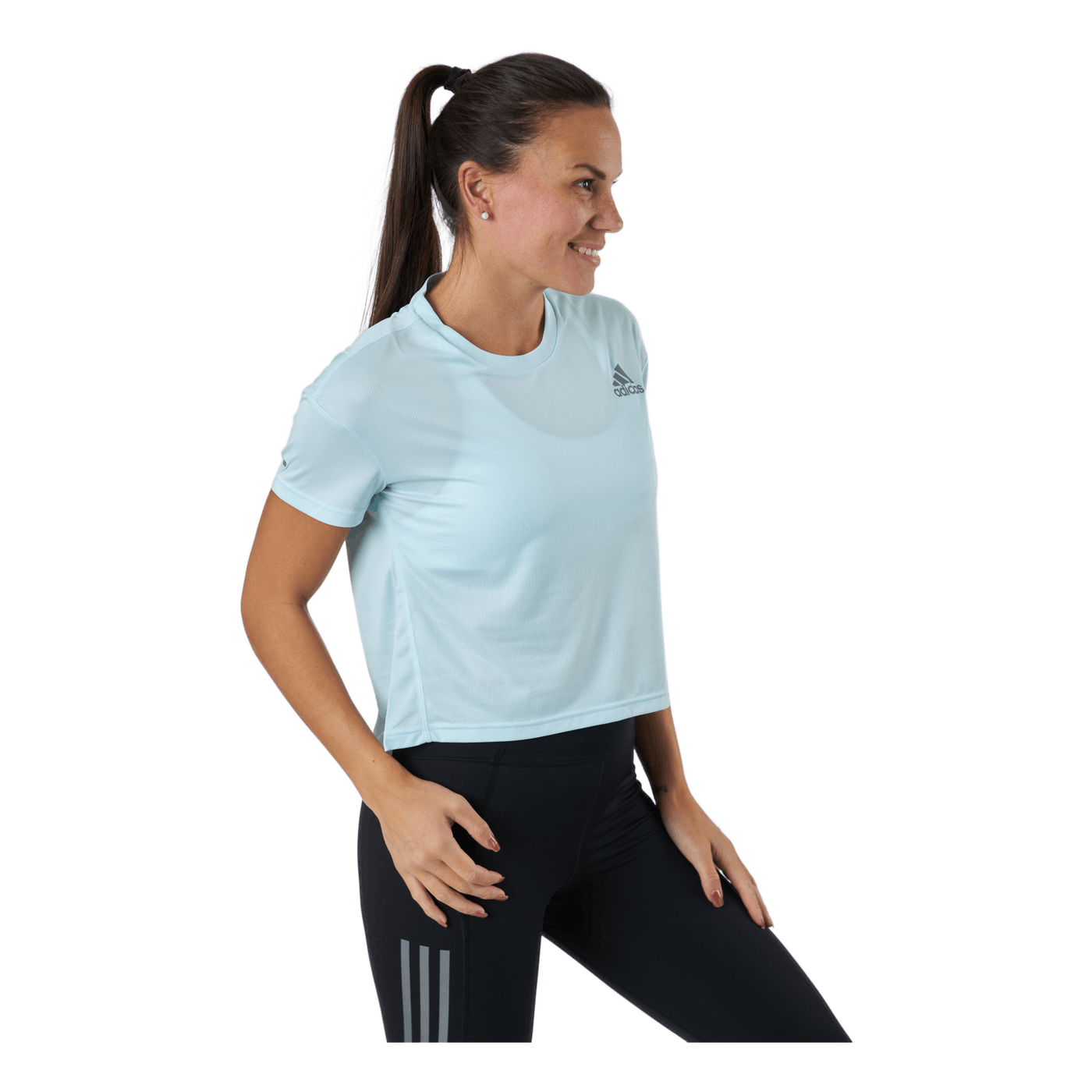 Adidas Fast Primeblue Tee Women Halo Mint / Reflective Silver