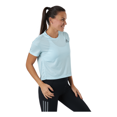 Adidas Fast Primeblue Tee Women Halo Mint / Reflective Silver