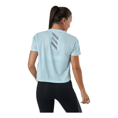 Adidas Fast Primeblue Tee Women Halo Mint / Reflective Silver