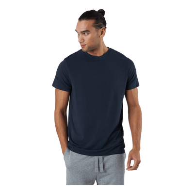 R-neck Tee Bamboo Navy