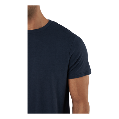 R-neck Tee Bamboo Navy