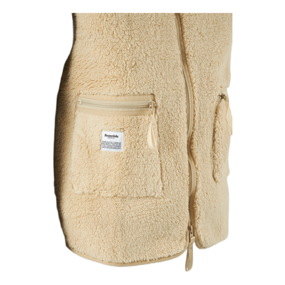 Fleece Vest Beige