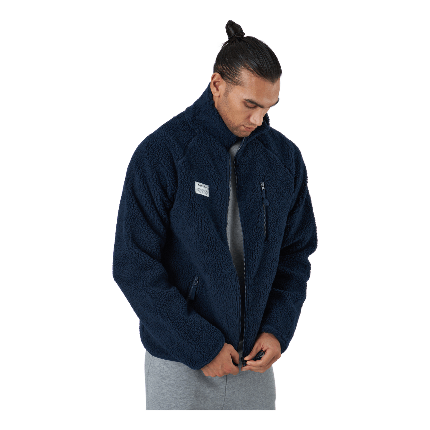 Fleece Jacket Zip Navy