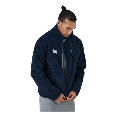 Fleece Jacket Zip Navy