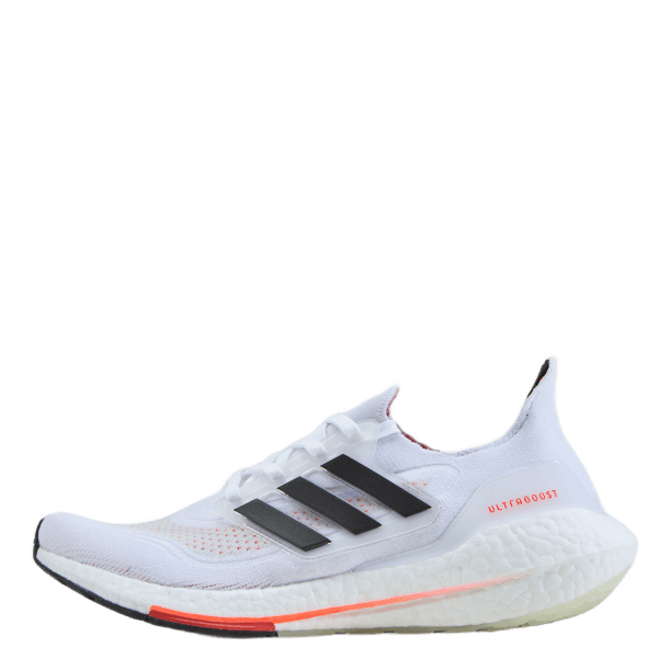 Ultraboost 21 Cloud White / Core Black / Solar Red