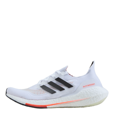 Ultraboost 21 Cloud White / Core Black / Solar Red