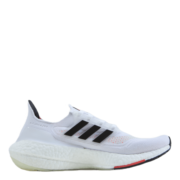 Ultraboost 21 Cloud White / Core Black / Solar Red