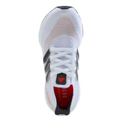 Ultraboost 21 Cloud White / Core Black / Solar Red