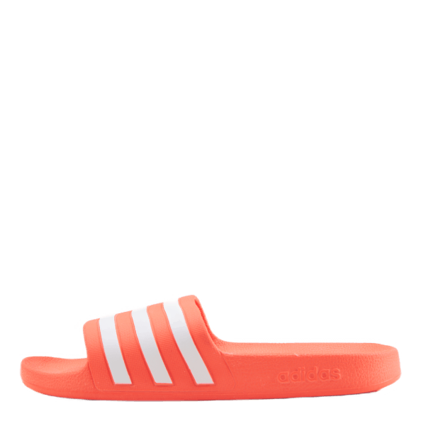 Adilette Aqua Slides Solar Red / Cloud White / Solar Red