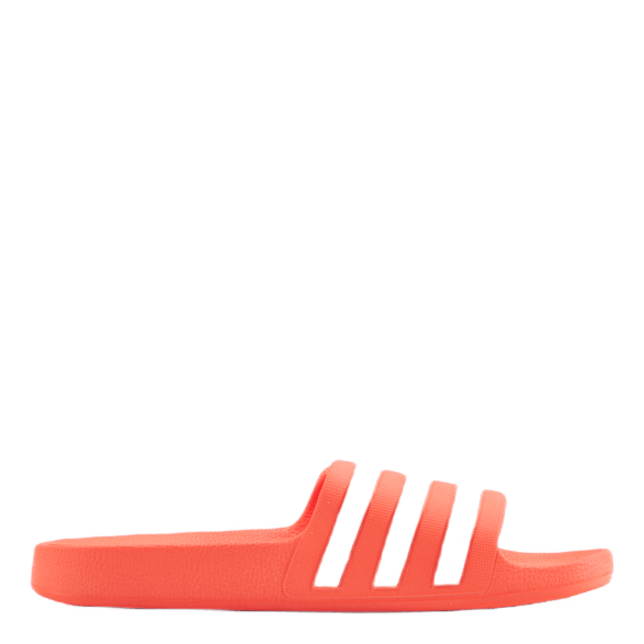 Adilette Aqua Slides Solar Red / Cloud White / Solar Red