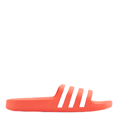 Adilette Aqua Slides Solar Red / Cloud White / Solar Red