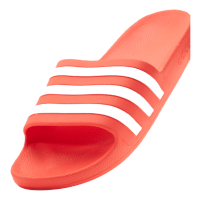 Adilette Aqua Slides Solar Red / Cloud White / Solar Red