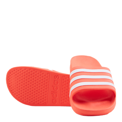 Adilette Aqua Slides Solar Red / Cloud White / Solar Red