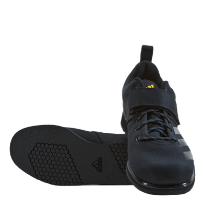 Powerlift Weightlifting Shoes Core Black / Core Black / Solar Gold