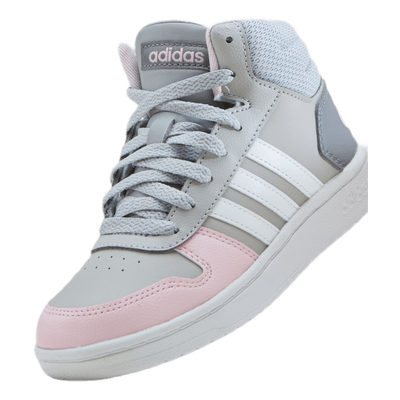 Hoops Mid 2.0 K Grey Two / Cloud White / Clear Pink