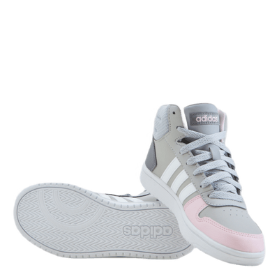 Hoops Mid 2.0 K Grey Two / Cloud White / Clear Pink