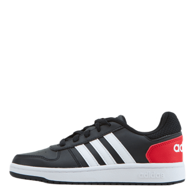 Hoops 2.0 Shoes Core Black / Cloud White / Vivid Red