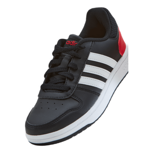 Hoops 2.0 Shoes Core Black / Cloud White / Vivid Red