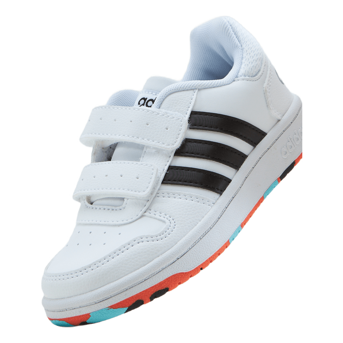 Hoops 2.0 Shoes Cloud White / Core Black / True Orange