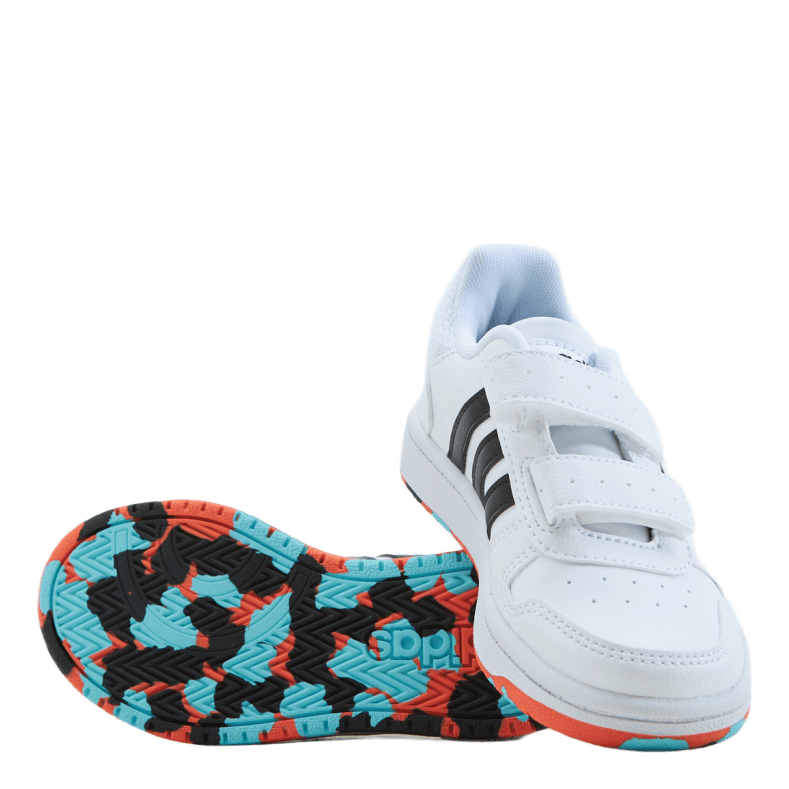 Hoops 2.0 Shoes Cloud White / Core Black / True Orange