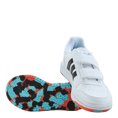 Hoops 2.0 Shoes Cloud White / Core Black / True Orange