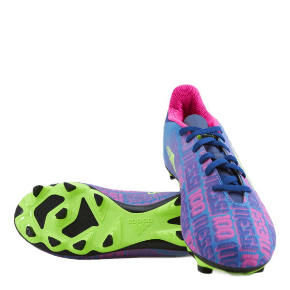 X Speedflow Messi.4 Fxg Victory Blue / Shock Pink / Solar Yellow