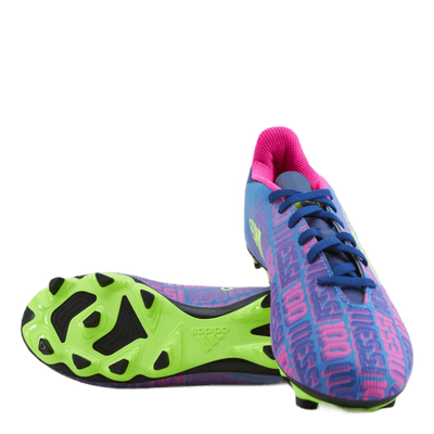 X Speedflow Messi.4 Fxg Victory Blue / Shock Pink / Solar Yellow