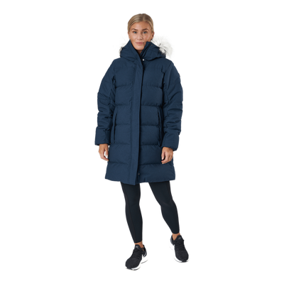 W Blossom Puffy Parka Navy