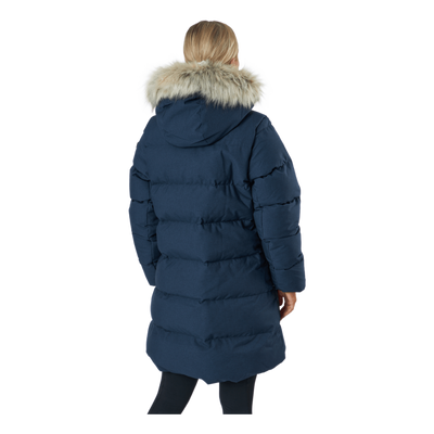 W Blossom Puffy Parka Navy