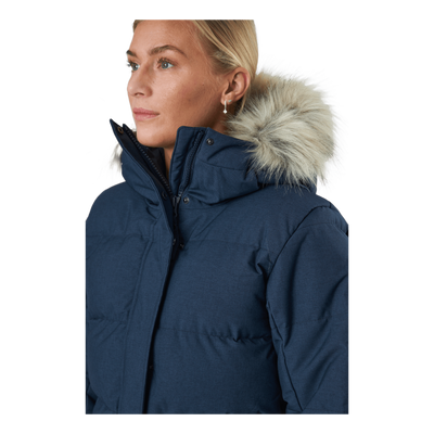 W Blossom Puffy Parka Navy