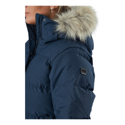 W Blossom Puffy Parka Navy